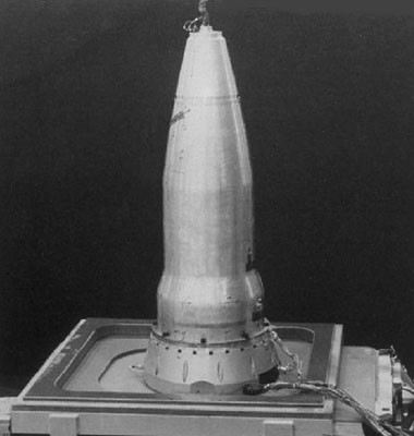 미군이 과거에 실전배치했던 W89 핵탄두. '랜스' 지대지 미사일에도 탑재한 200kt급 핵탄두였다. ⓒ위키피디아 공개사진.뉴시스. 무단전재 및 재배포 금지.