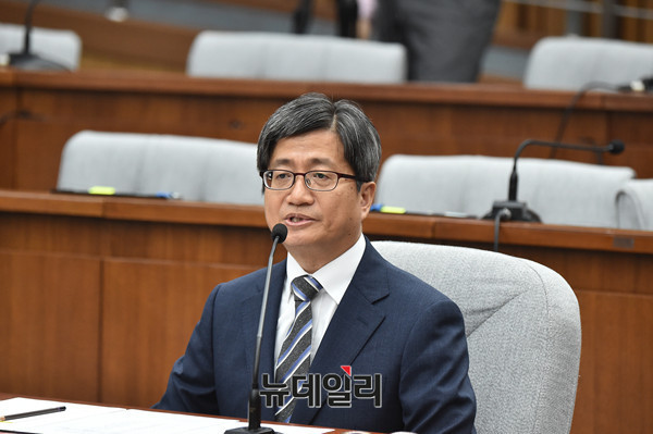▲ 김명수 대법원장 후보자. ⓒ뉴데일리 이종현 기자
