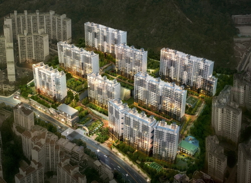 ▲ 옥수 극동아파트 전체 조감도. ⓒ 쌍용건설