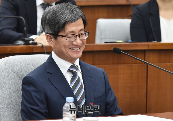 ▲ 김명수 대법원장 후보자. ⓒ뉴데일리 이종현 기자