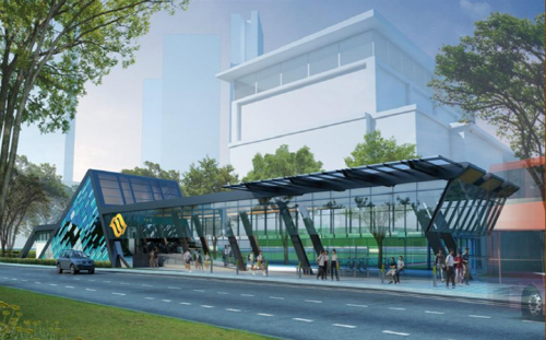 ▲ 싱가포르 도심지하철 TEL 308공구 조감도. ⓒ 쌍용건설