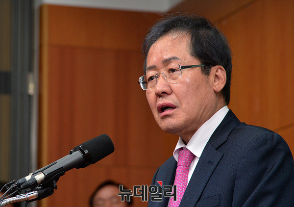 ▲ 자유한국당 홍준표 대표. ⓒ뉴데일리 DB