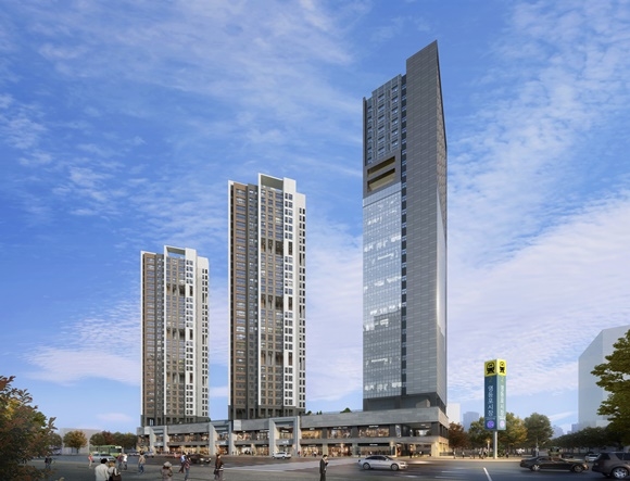 ▲ '영등포뉴타운 꿈에그린' 투시도. ⓒ한화건설