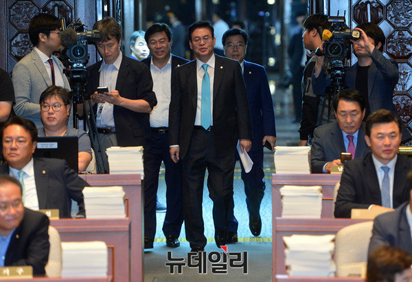 ▲ 정우택 자유한국당 원내대표. ⓒ뉴데일리 공준표 기자