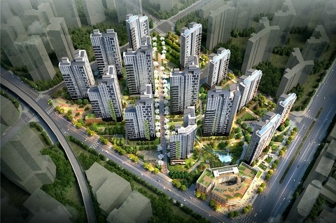 ▲ 미성·크로바 아파트 조감도. ⓒGS건설