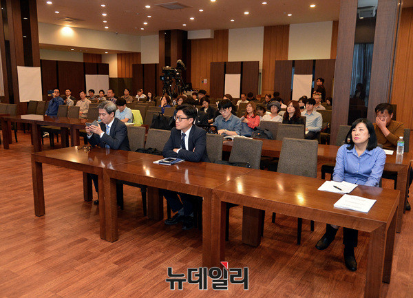 ▲ 입장 발표하는 양이원영 환경운동연합 차장 ⓒ 뉴데일리 공준표