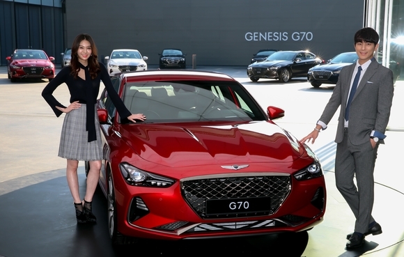 ▲ 제네시스 G70.ⓒ제네시스