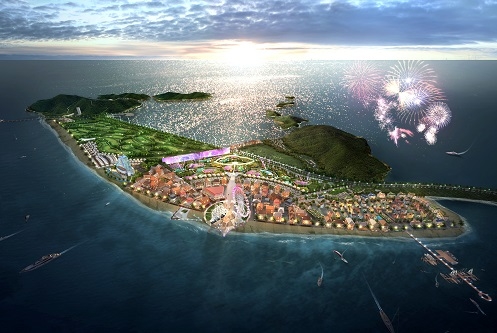 ▲ 왼쪽부터 원일우 ㈜한양 대표이사, 이경택 보성산업 대표이사, 이철우 새만금개발청장, 송하진 전라북도지사, 문동신 군산시장, 변용석 한국농어촌공사 부사장.  ⓒ새만금개발청