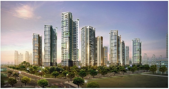 ▲ '영종 힐스테이트' 투시도. ⓒ현대건설