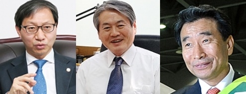 왼쪽부터 김성주·김용익·이강래 전 의원.