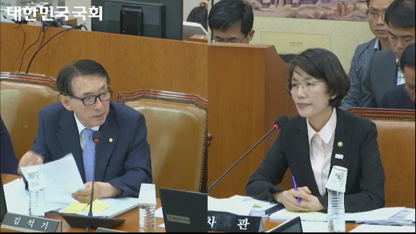 ▲ 자유한국당 김석기 의원(왼쪽). ⓒ뉴시스 DB