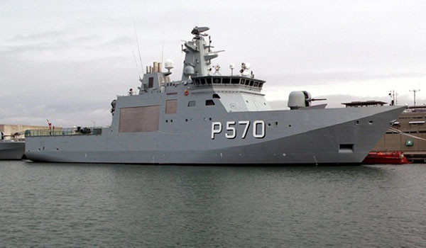 ▲ 덴마크의 신형 군함 '라우흐 코흐' 함. 이를 건조한 폴란드 조선소가 북한 근로자들을 대거 고용하고 있다고 한다. ⓒ러시아 스푸트니크 뉴스 관련보도 화면캡쳐.