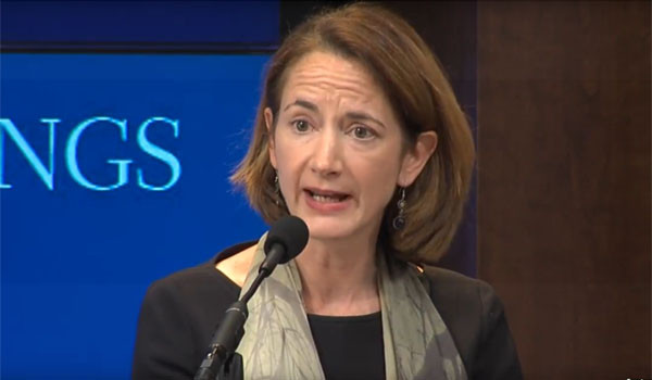 ▲ 애브릴 헤인스 前백악관 NSC 부보좌관이 "북한 김정은 정권이 몇 년 이내에 붕괴할 수 있다"면서 "미국은 동맹국과 함께 북한 붕괴 대응계획을 세워야 한다"고 주장했다고 한다. ⓒ美VOA 관련보도 화면캡쳐.