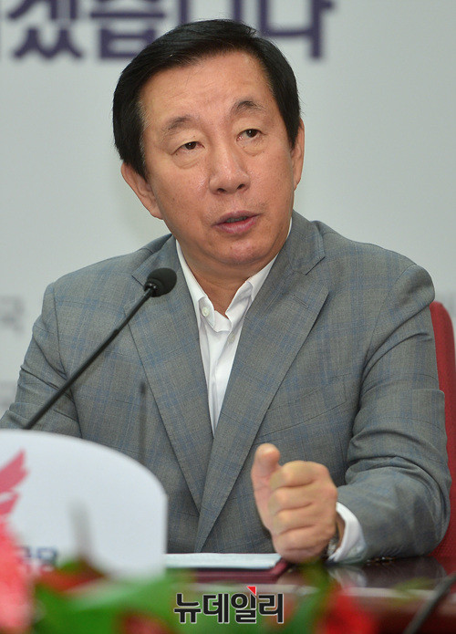 ▲ 발언하는 김성태  당 정치보복대책특별위원장 ⓒ 뉴데일리 공준표