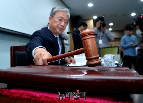 ▲ 12일 세종정부청사 내에 위치한 교육부 대회의실에서 국회 교문위 국정감사가 열렸다.ⓒ뉴데일리 공준표 기자.