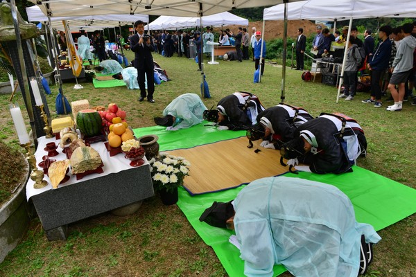 ▲ 지난해 순국의병 위령묘제 모습.ⓒ제천시