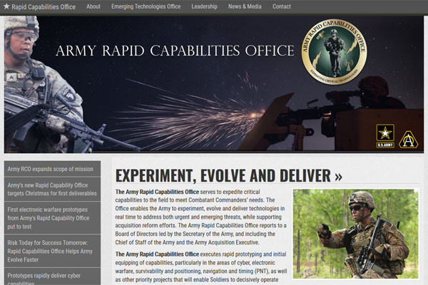 ▲ 美육군 RCO는 일선 부대들의 실전능력 향상을 전담하는 조직이다. ⓒ美RCO 홈페이지 캡쳐.