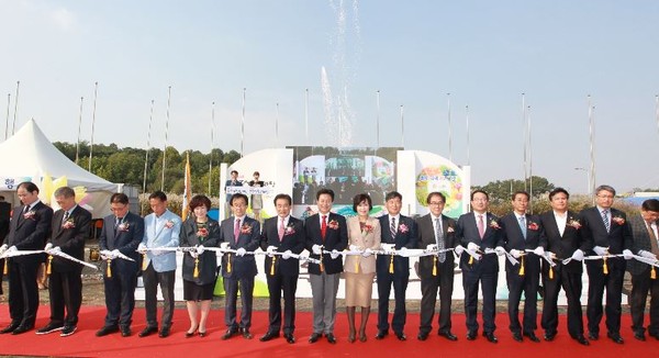 ▲ 지난해 충북농특산물 한마당 개막식 장면.ⓒ충북도