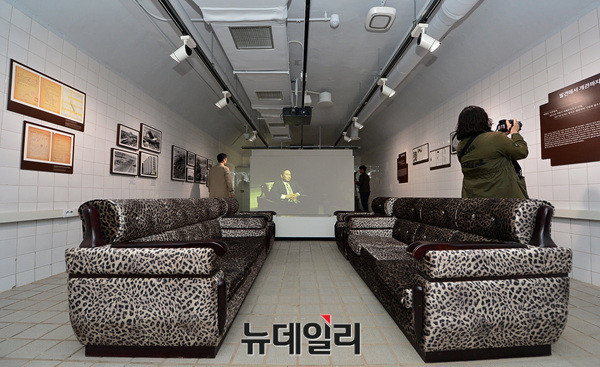 ▲ 전시·문화공간으로 조성된 여의도 벙커 내부 ⓒ 뉴데일리 공준표