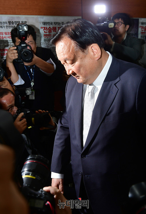 ▲ 자유한국당 정주택 중앙윤리위원장. ⓒ뉴데일리 정상윤 기자