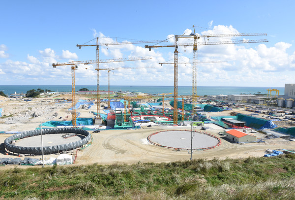 ▲ 신고리 원전 5·6호기 건설 현장. ⓒ뉴시스