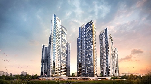 ▲ 신림 강남아파트 재건축 투시도. ⓒ현대엔지니어링