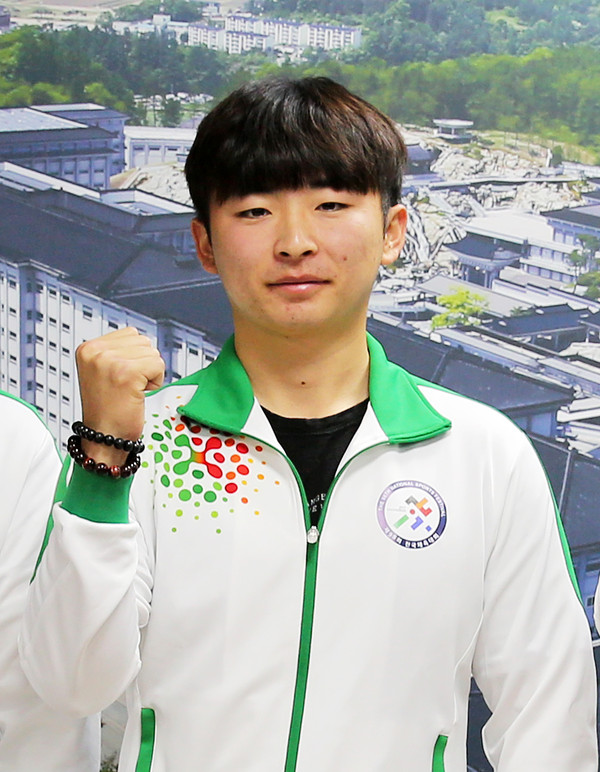 ▲ 중원대 양궁부 김정민 선수.ⓒ중원대