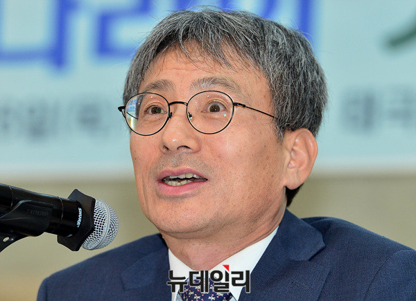 ▲ 김광동 나라정책연구원장. ⓒ뉴데일리 공준표 기자