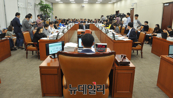 ▲ 국회 보건복지위 국정감사. ⓒ뉴데일리 이종현 기자