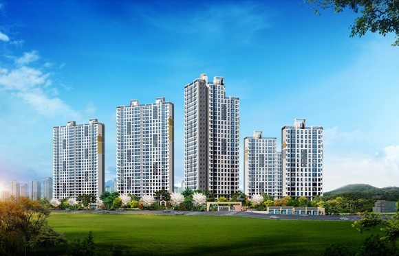 ▲ '시흥 은계지구 제일풍경채' 투시도. ⓒ제일건설