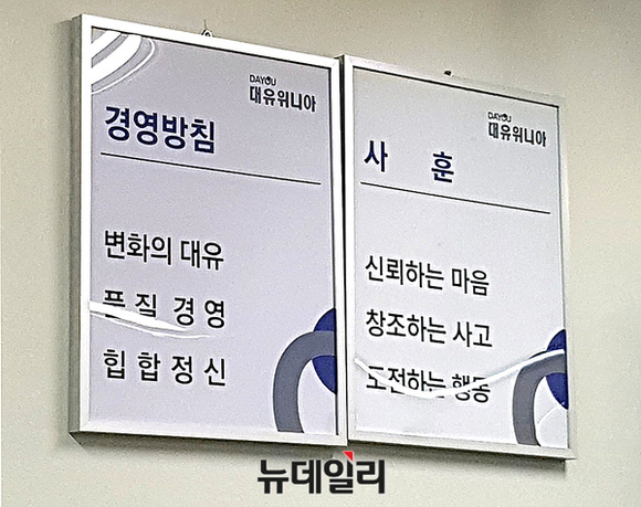 ▲ 대유위니아 2017년 경영방침 '변화의 대유, 품질경영, 힙합정신' ⓒ 뉴데일리