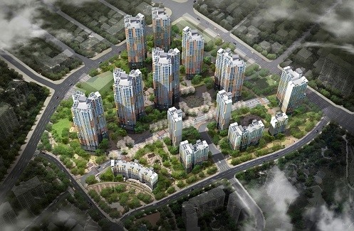 ▲ 힐스테이트 클래시안 조감도. ⓒ현대건설