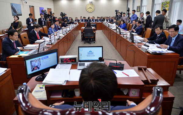 ▲ 31일 국회 과방위 종합감사가 논란 끝에 마무리됐다.ⓒ뉴데일리 이종현 기자.