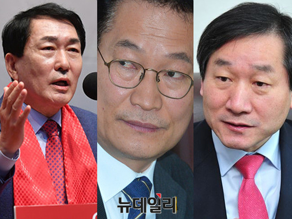 ▲ 안상수, 송영길 전 인천시장, 유정복 인천시장 (사진 왼쪽부터) ⓒ 뉴데일리 DB