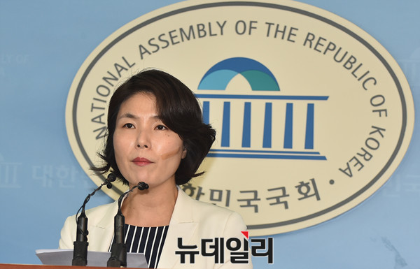 ▲ 전희경 자유한국당 대변인. ⓒ뉴데일리 이종현 기자
