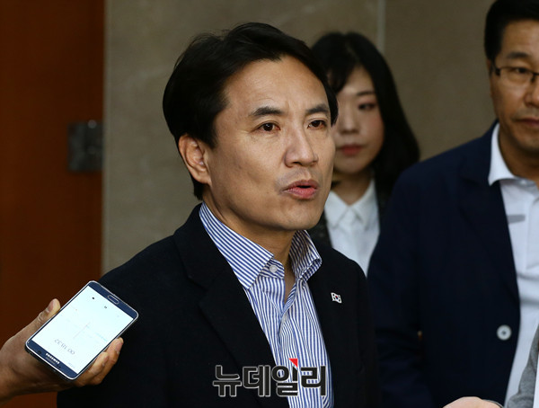 김진태 자유한국당 의원. ⓒ뉴데일리 이종현 기자