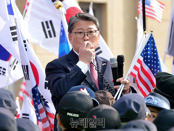 ▲ 조원진 대한애국당 대표. ⓒ뉴데일리 DB