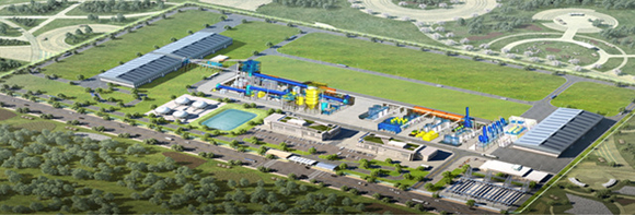 ▲ 리튬코리아 투자시설 조감도.ⓒ새만금청