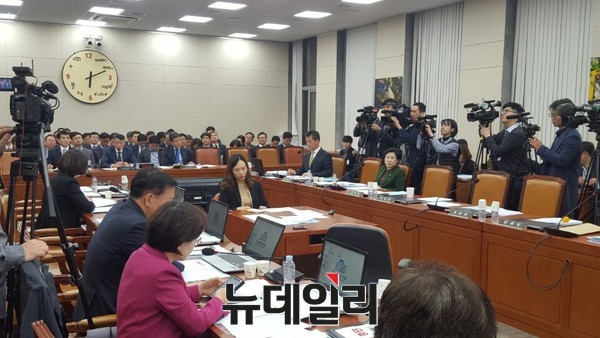 10일 오후 국회 과방위의 KBS 국정감사가 열렸다.ⓒ뉴데일리 임혜진 기자.