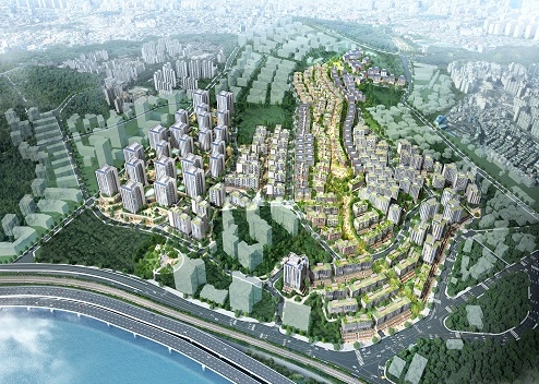 ▲ 한남3구역 재개발 조감도. ⓒ서울시