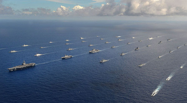 ▲ '천조국'이라는 별칭을 가진 미국의 군사력을 보여주는 사진. ⓒ美헤리티지 재단 홈페이지 캡쳐.