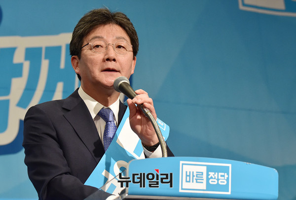 ▲ 유승민 바른정당 신임 대표. ⓒ뉴데일리 이종현 기자