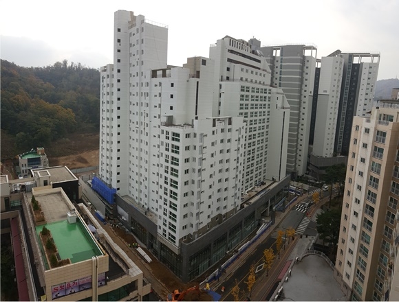 ▲ 한화건설이 시공 중인 '은평뉴타운 꿈에그린' 현장 전경. ⓒ한화건설