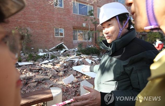 ▲ 지진 피해현장 찾은 이낙연 총리.ⓒ연합뉴스