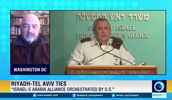 ▲ 이스라엘 정부과 사우디아라비아와 협력, 이란에 대응하려는 움직임을 보이고 있다. 이에 이란은 강하게 반발하고 있다. ⓒ이란 국영 프레스TV 관련보도 화면캡쳐.