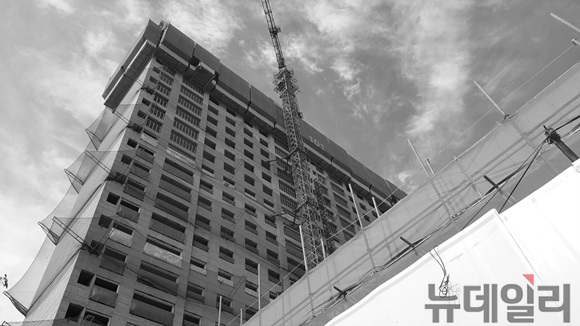 ▲ 자료사진. 아파트 신축공사 현장. ⓒ성재용 기자