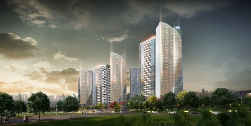 ▲ 대구 송현주공3단지 재건축 투시도. ⓒGS건설