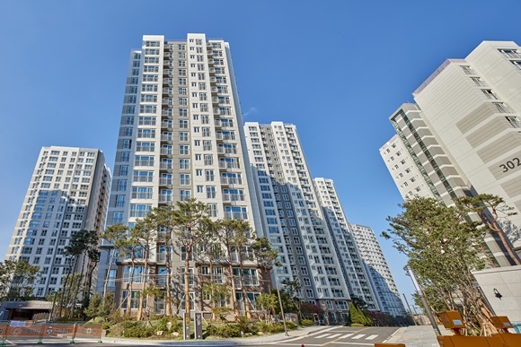 ▲ 'LH 광주선운 3블록' 단지 전경. ⓒ한화건설