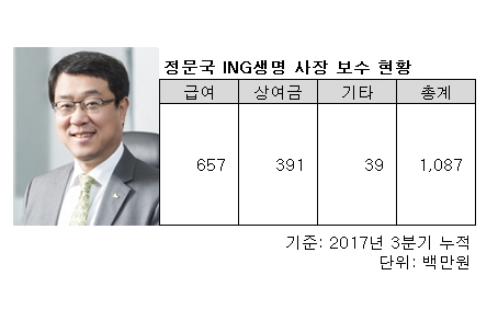 ▲ 정문국 ING생명 사장ⓒ뉴데일리