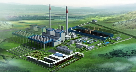 ▲ LG상사 중국 간쑤성 석탄 열병합 발전소.ⓒLG상사